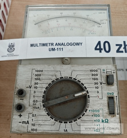 MULTIMETR ANALOGOWY 